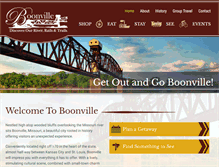 Tablet Screenshot of goboonville.com